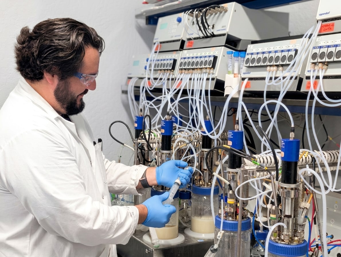 Parallel bioreactors at CUVIA